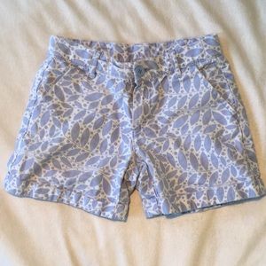 GAPKIDS Girls Periwinkle Blue Patterned Shorts